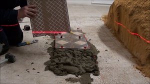 Укладка напольной плитки на цементно-песчаный раствор ( часть 1 )