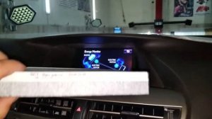 Lexus RX450h 2015. замена фильтра салона