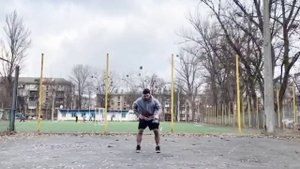 Тренировка с гирей на сжигание жира и рельеф. Силовая тренировка на силу и выносливость.