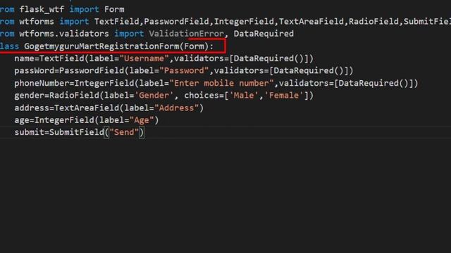 Python Flask Tutorial for Beginners | Flask-WTF