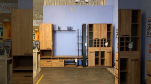 Гостиная “Nature”. Модульная серия, в цвете Дуб Крафт/табачный.