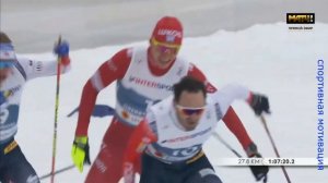 Большунов порвал норгов в скиатлоне!!!!!)