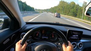 2018 Mercedes-Benz W205 C200 (2.0 184/250 chip HP) POV Test Drive