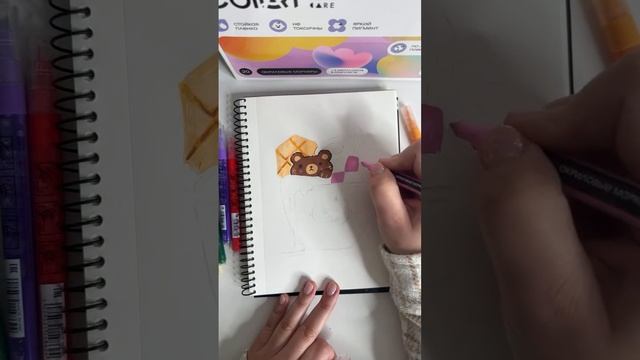ИССКУСТВО ВКУСНЫХ ИЛЛЮСТРАЦИЙ: Десерт акриловыми маркерами CoLLart