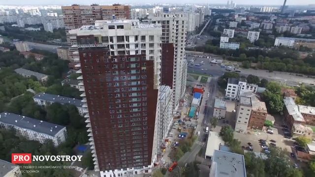 ЖК "Дыхание" [Ход строительства 03.09.2016] смотреть онлайн