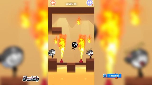 Attack Draw Line (WEEGOON)Gameplay Walkthrough - All Levels 60 - 79 Funny Stickman Brain Puzzle Gam смотреть онлайн