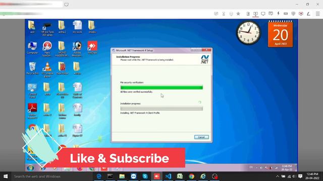How to install .Net Framework 4 on windows 7 | .net  error in windows 7 | Fix all version .net erro