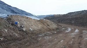 Земляные работы на полигоне "Кучино"