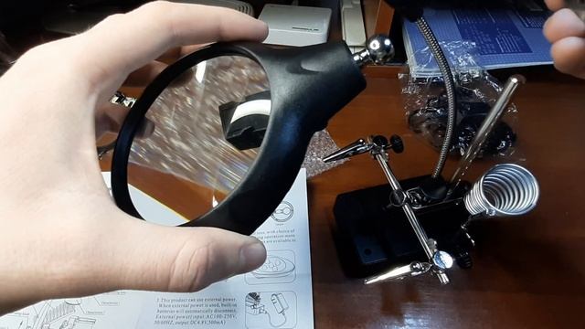 Третья Рука для пайки с ALIEXPRESS. Первая распаковка. смотреть онлайн