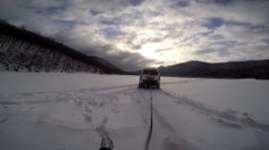 На ватрухе за терраником! оз. Васького г.Дальнегорск. Новый год 2018!