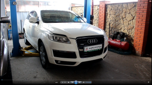 Замена свечей накала на АУДИ Q7 2008 AUDI Q7 3,0 дизель