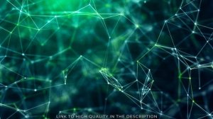 4K 60FPS ? Greeny Plexus Background Loop Footage. Lines Structure, Network Dots Connection