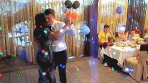 Танец мамы с сыном, папы с дочкой, снятие фаты, букет и подвязка на свадьбе 2018 Запорожье