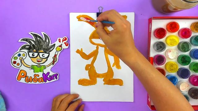 Рисуем Кролика из Винни Пуха мультика - рисунки РыбаКит смотреть онлайн