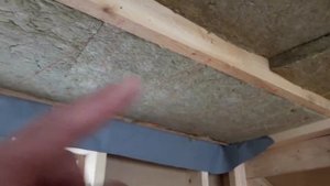 Перекрёстное утепление каменной ватой по стропилам