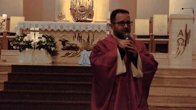 Служба в костеле на Девятовке в Гродно – Проповедь отца Анджея Иодковского