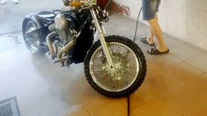 honda steed bobber rat bike