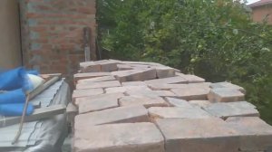 кирпич после демонтажа, очистка, сортировка