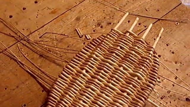 Изготовление овального дна для корзины смотреть онлайн