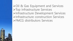 Infrastructure_construction_company & FMCG distributors
