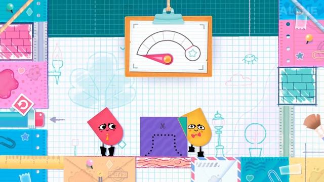 Snipperclips Plus - Геймплей | Switch смотреть онлайн