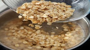 Постная овсяная каша