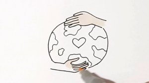 Как нарисовать НАШУ ПЛАНЕТУ ЗЕМЛЯ/HOW TO DRAW PLANET EARTH