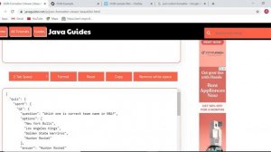 How to use JSON Formatter Online Tool | Java Guides