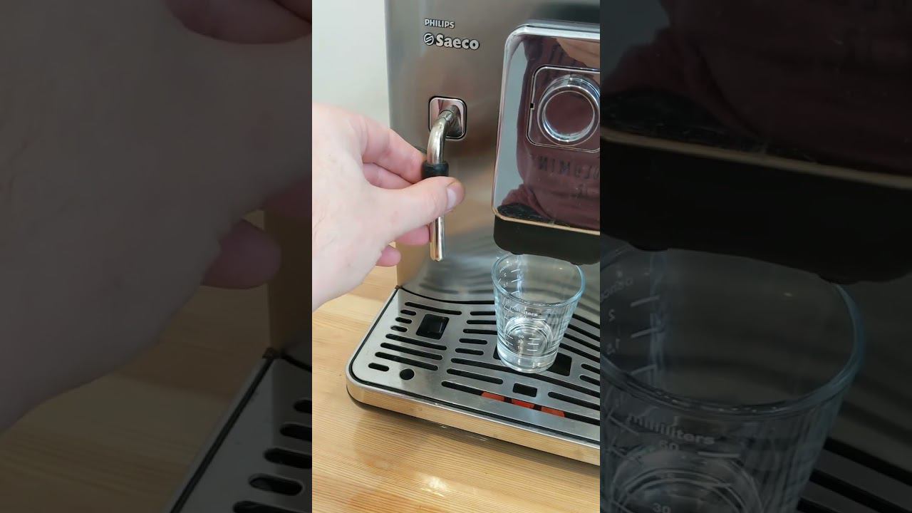 SAECO EXPRELIA кофемашина премиум класса. Демонстрация работоспособности смотреть онлайн