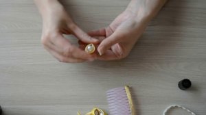 Гребень для волос канзаши/Hair comb kanzashi