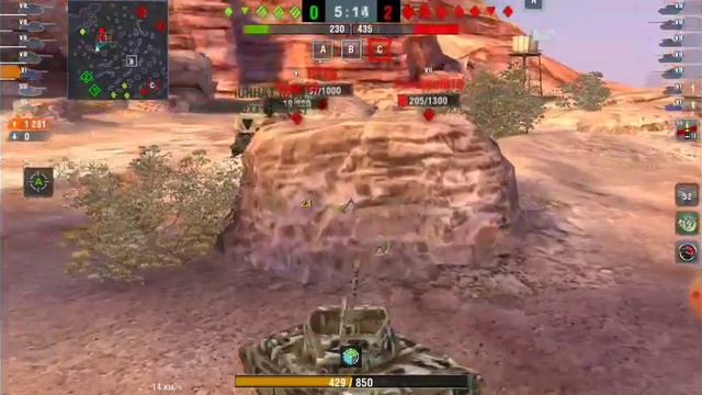 World of Tanks Blitz бой на танке Hellcat+мастерос смотреть онлайн