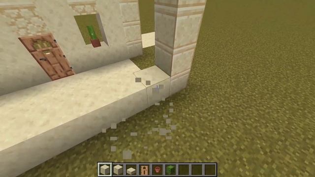 How to build a Minecraft Village Library (1.14 desert) смотреть онлайн