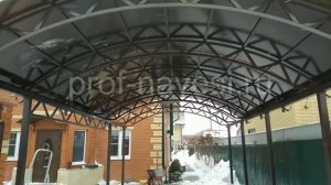 Арочный навес для машины ширина 4м длина 8,4м.