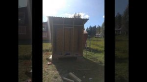 Сарай на даче своими руками