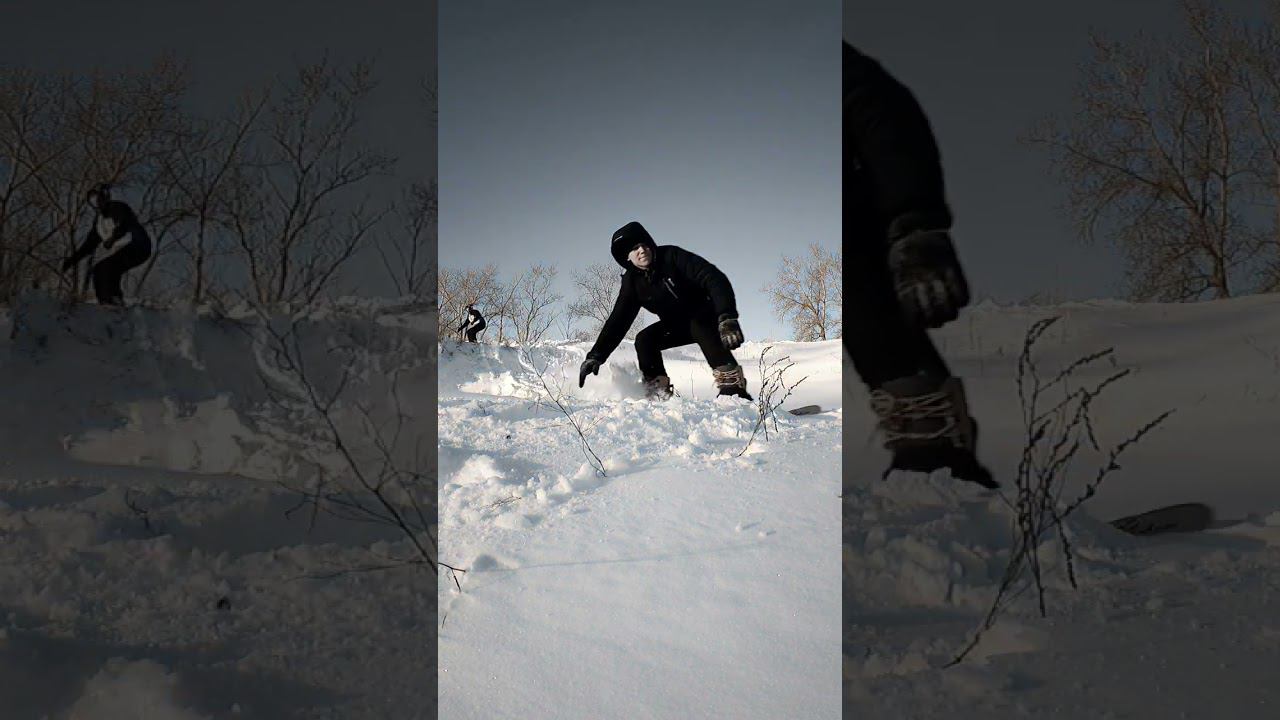 На гребне снежной волны