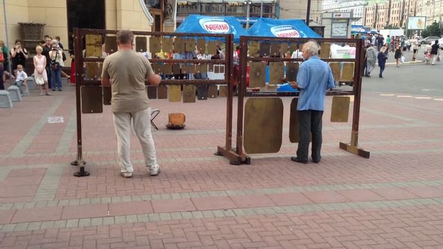 Уличные музыканты в Москве/ Street musicians in Moscow /Чё те надо?