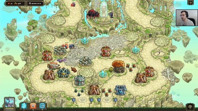 Брюс начал Рэгсон закончил  Kingdom Rush Origins невероятная сложность 5