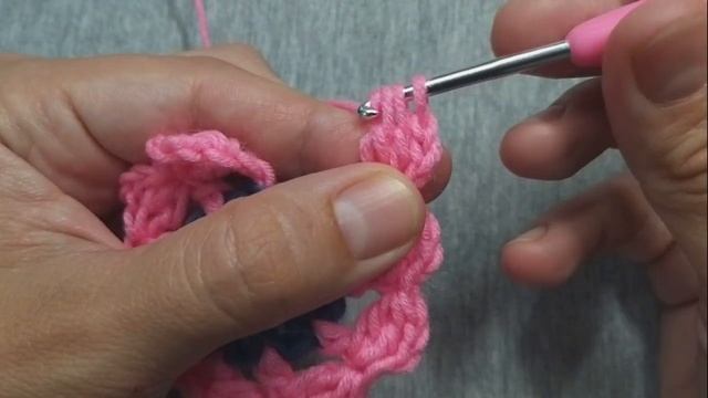 Красивый круглый мотив. Крючок для начинающих 2021.
