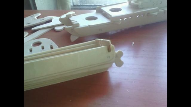 Сборная 3D деревянная модель – Крейсер смотреть онлайн