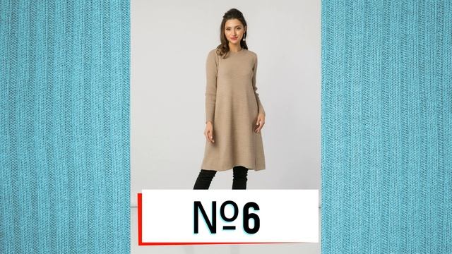 ТЕПЛЫЕ ВЯЗАНЫЕ ПЛАТЬЯ НА СЕЗОН ОСЕНЬ-ЗИМА 2020 ❄ Мода для женщин 40+ лет смотреть онлайн