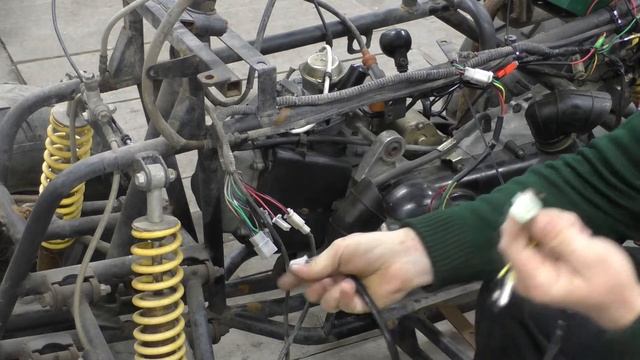 Ремонт квадроцикла 150сс, сборка из хлама
