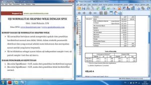 Uji Normalitas Shapiro Wilk untuk Statistik Parametrik dengan SPSS