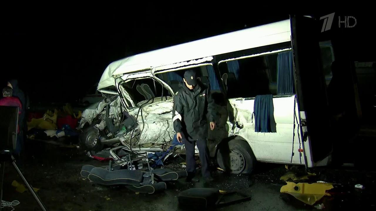 В Калининградской области в ДТП с участием пассажирского автобуса погибли семь человек