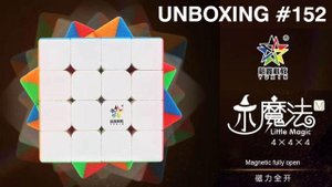 Unboxing №152 YuXin Little Magic M 4x4x4. Обзор