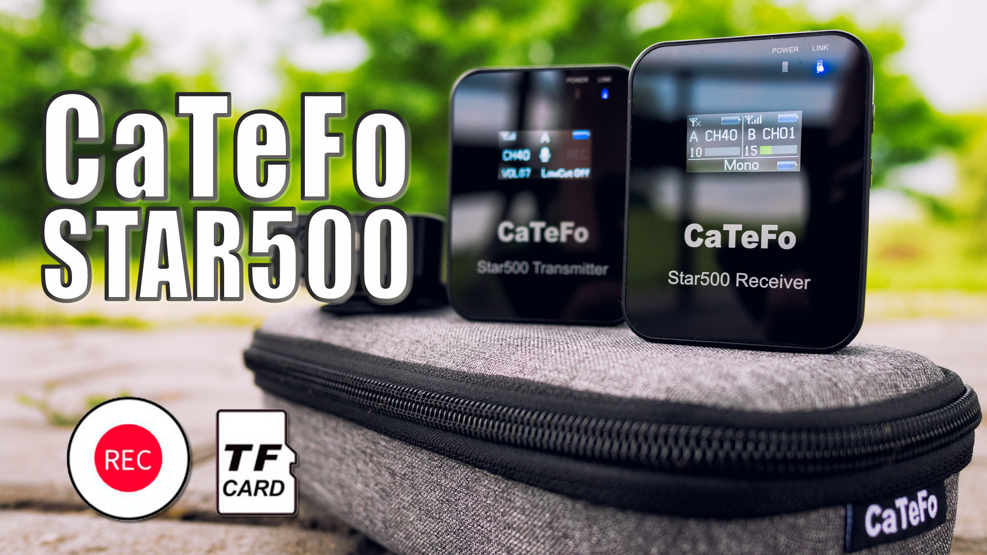 CaTeFo Star500 | Обзор ультракомпактной УВЧ двухканальной микрофонной системы