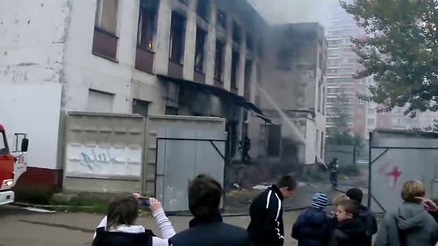 Пожар "школы" в Люблино часть 3. смотреть онлайн