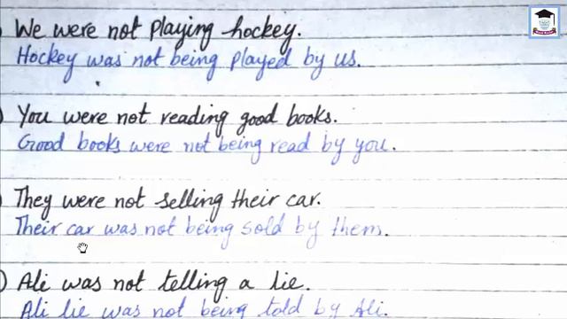 PASSIVE VOICE past continuous tense смотреть онлайн