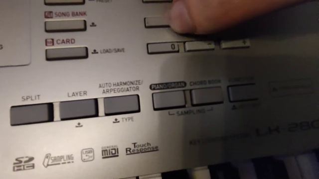casio LK-280 sampling arpeggiator and accompanyment "Tutorial" and tips
