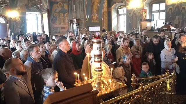 Память святителя Николая и преподобного Иосифа Оптинского смотреть онлайн