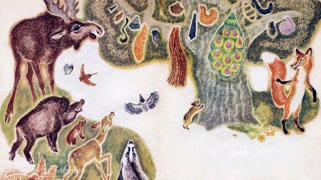 Хвосты | Аудиосказки с картинками | Русские народные сказки | Для самых маленьких